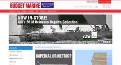 Desktop Screenshot of budgetmarine.com